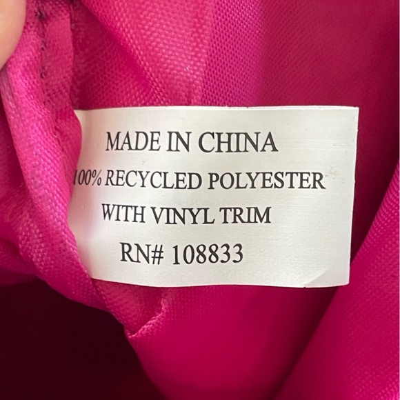 Lily Bloom Triple Zip Crossbody Geometric Colorful Purse Adjustable Strap - Picture 7 of 15